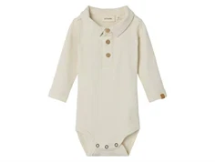 Lil Atelier turtledove bodyskjorte